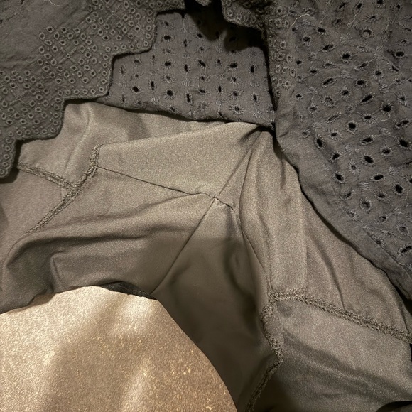 Black Eyelet Romper Boutique XS - Picture 2 of 3